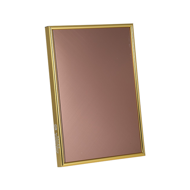 Feuille d'acier inoxydable polie par miroir décoratif standard JIS Pvd Rose Gold